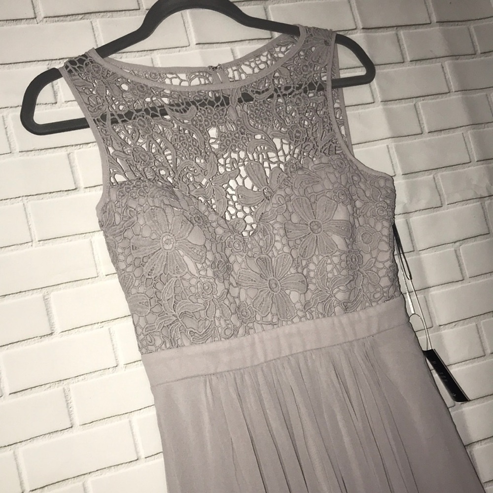 Gray Lace Maxi